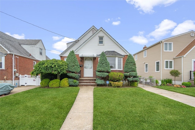 662 Benris Ave, Franklin Square, NY 11010 - view of front of house featuring brick siding, a gate, and entry steps