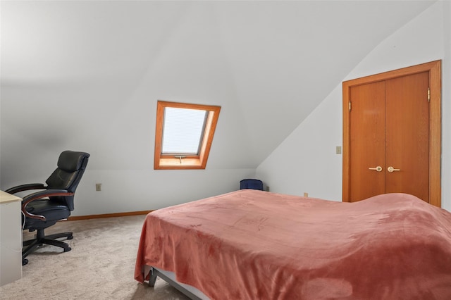 295 N Salem Rd, Waccabuc, NY 10597 - bedroom featuring lofted ceiling and carpet floors