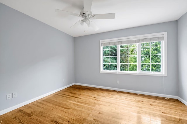 51 Highfield Ave, Port Washington, NY 11050 - empty room featuring wood finished floors and a ceiling fan