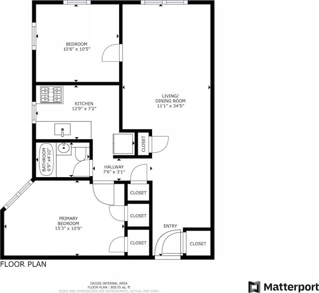 83-85 Woodhaven Blvd Unit 6F, Woodhaven, NY 11421 - view of room layout