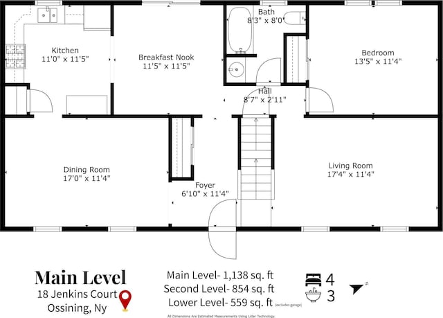 18 Jenkins Ct, Ossining, NY 10562 - view of home floor plan