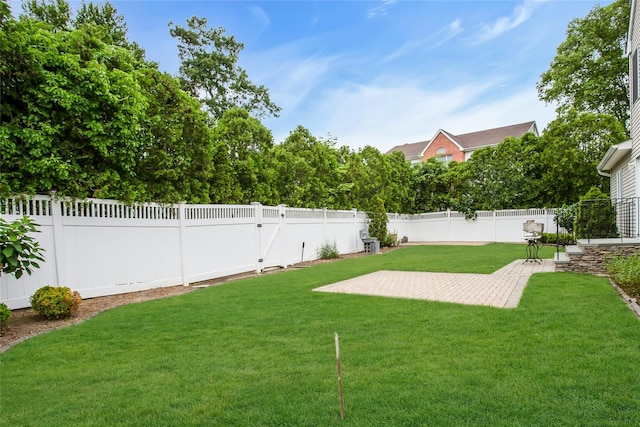 15 Howard Ct, Plainview, NY 11803 - fenced backyard with a patio