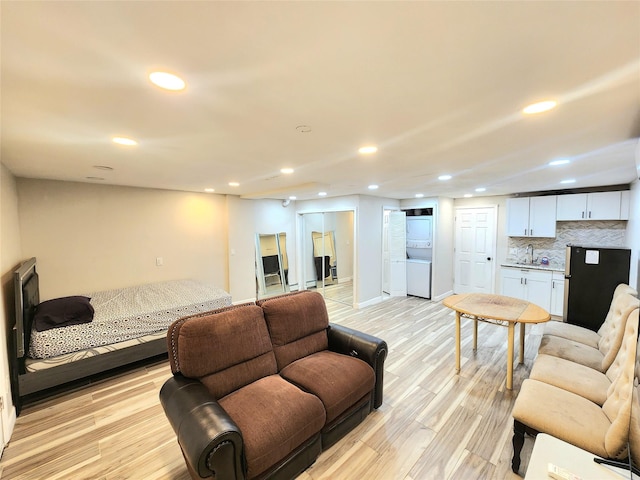 756 Bohemia Pkwy, Sayville, NY 11782 - living area with recessed lighting and light wood-type flooring