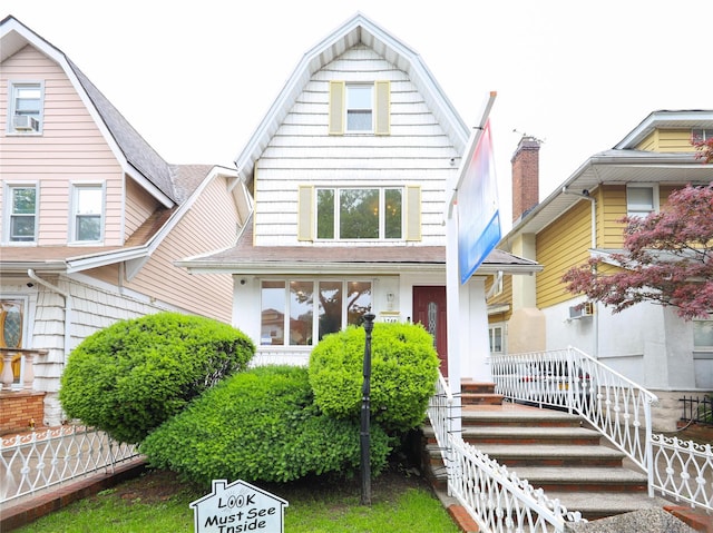 1768 W 5th St, Brooklyn, NY 11223 - colonial inspired home with a gambrel roof