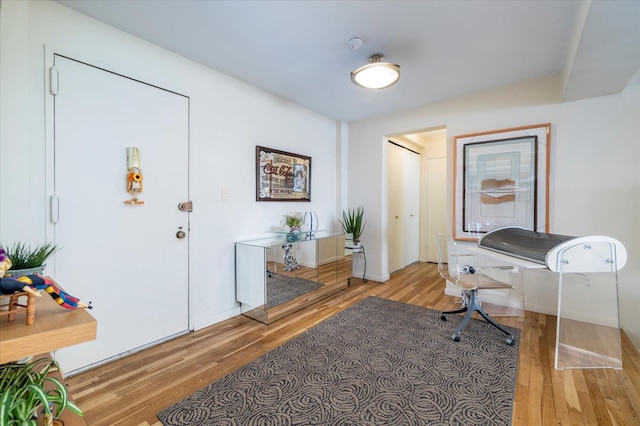 522 Shore Rd Unit 4Kk, Long Beach, NY 11561 - office area featuring wood finished floors