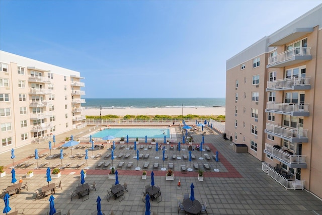 522 Shore Rd Unit 4Kk, Long Beach, NY 11561 - surrounding community featuring view of water and beach