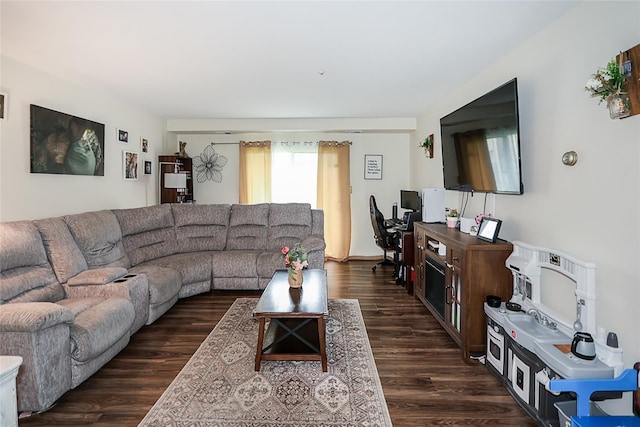 15 Juniper Ct Unit 15, Selden, NY 11784 - living area featuring dark wood-type flooring