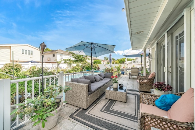 159-23 90th St, Howard Beach, NY 11414 - fenced backyard with an outdoor living space