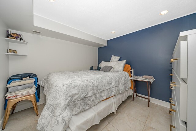 159-23 90th St, Howard Beach, NY 11414 - bedroom with tile patterned flooring and recessed lighting