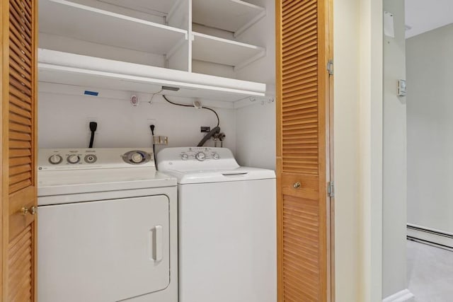 96 Enfield Ct Unit B, Ridge, NY 11961 - washroom with washer and clothes dryer