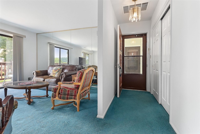 84 Molly Pitcher Ln Unit H, Yorktown Heights, NY 10598 - living area featuring carpet flooring and baseboards