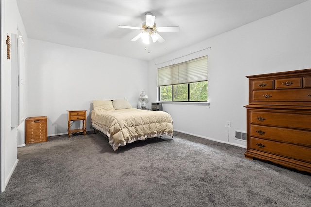 84 Molly Pitcher Ln Unit H, Yorktown Heights, NY 10598 - bedroom with carpet floors and ceiling fan