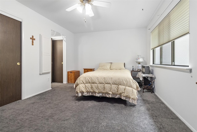 84 Molly Pitcher Ln Unit H, Yorktown Heights, NY 10598 - bedroom featuring carpet floors and ceiling fan