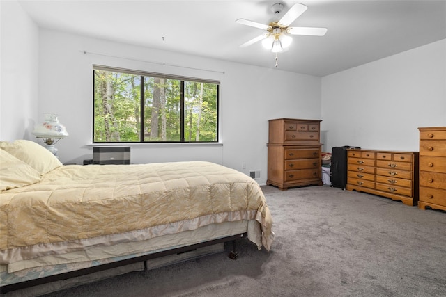 84 Molly Pitcher Ln Unit H, Yorktown Heights, NY 10598 - carpeted bedroom with a ceiling fan