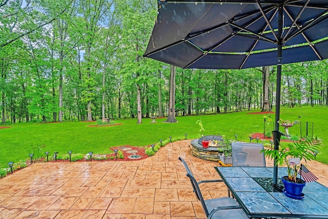 24 Hampton Ct, Wallkill, NY 12589 - view of patio featuring outdoor dining space