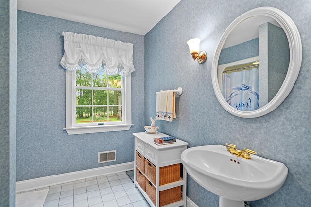 24 Hampton Ct, Wallkill, NY 12589 - bathroom with a sink and tile patterned floors
