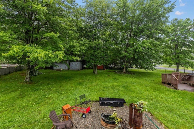 76 Maureen Dr, Middletown, NY 10940 - view of yard featuring a storage shed