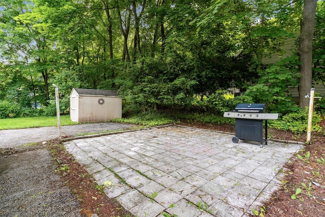 4 Westbrook Dr, Cortlandt Manor, NY 10567 - view of patio / terrace with area for grilling and a storage unit