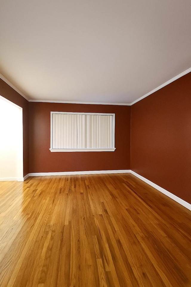 22-39 74th St, East Elmhurst, NY 11370 - unfurnished room featuring crown molding and light wood-type flooring