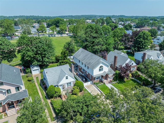 147 Nugent St, New Hyde Park, NY 11040 - aerial perspective of suburban area