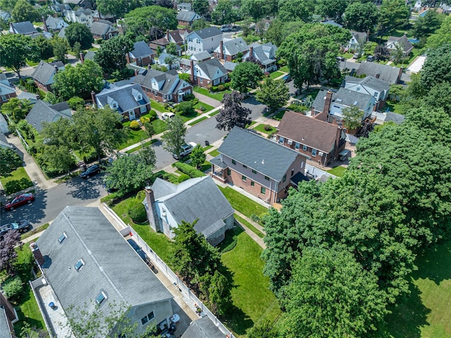 147 Nugent St, New Hyde Park, NY 11040 - aerial view of property and surrounding area with nearby suburban area