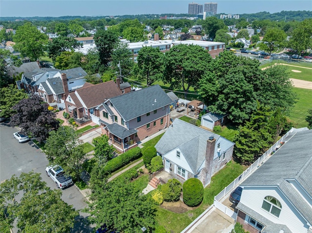 147 Nugent St, New Hyde Park, NY 11040 - aerial perspective of suburban area