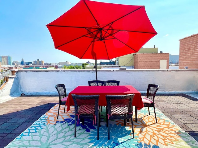 53-10 90th St Unit 4B, Elmhurst, NY 11373 - view of patio / terrace featuring a city view