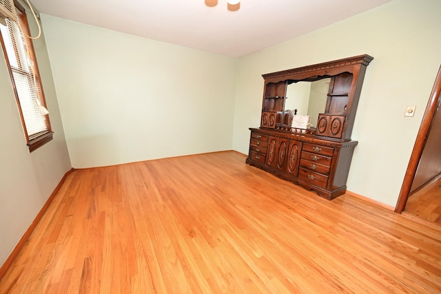 5920 69th Pl, Maspeth, NY 11378 - spare room with light wood-style floors