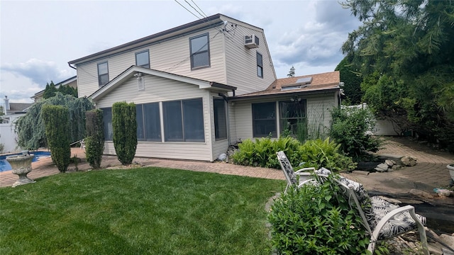 17 Piper Ln, Levittown, NY 11756 - back of house featuring a sunroom
