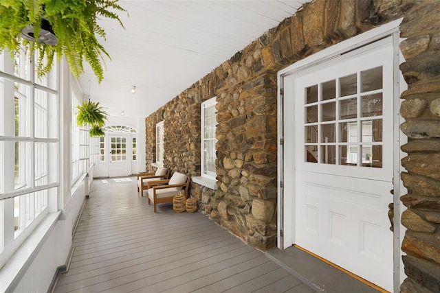 1223 Albany Post Rd, Croton-On-Hudson, NY 10520 - view of wooden porch