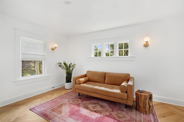 1223 Albany Post Rd, Croton-On-Hudson, NY 10520 - living area featuring baseboards