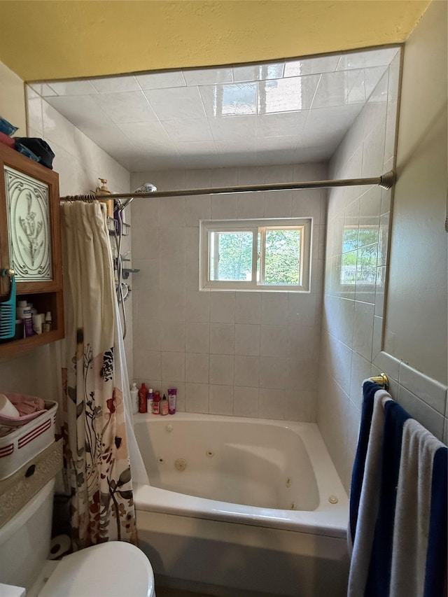 1016 Howells Rd, Bay Shore, NY 11706 - full bath with a combined bath / shower with jetted tub and toilet
