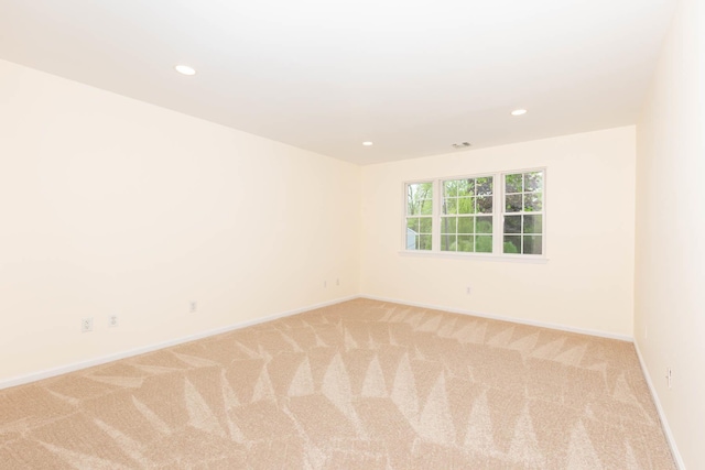 195 Bridle Way, Oakdale, NY 11769 - unfurnished room with light colored carpet and recessed lighting