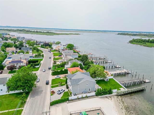 26 Island Pkwy N, Island Park, NY 11558 - aerial perspective of suburban area featuring a nearby body of water