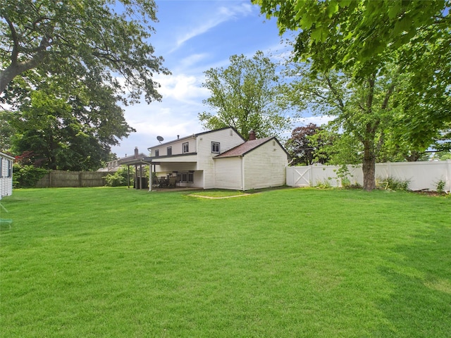 18 Huron St, Port Jefferson Station, NY 11776 - view of fenced backyard