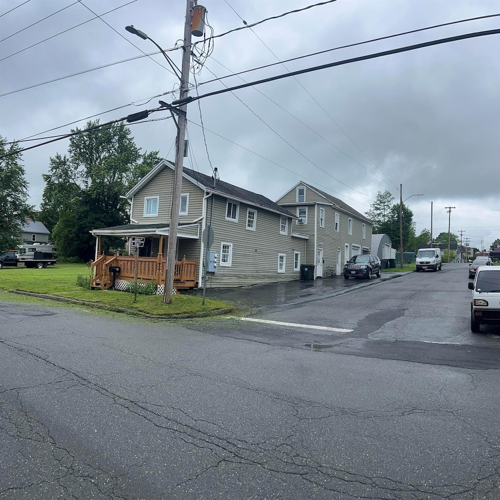 30 Elm St, Walden, NY 12586 - view of asphalt street featuring street lighting, curbs, and sidewalks