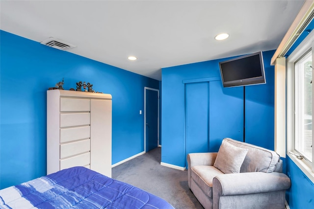 185 Harvard Dr, Plainview, NY 11803 - bedroom featuring carpet, recessed lighting, and a closet