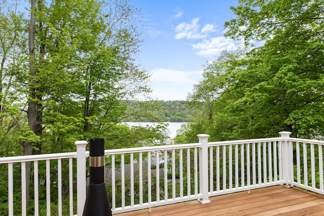 13 Ripley Rd, Patterson, NY 12563 - wooden deck featuring a water view