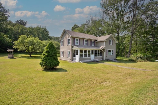 169 Mitchell Pond Rd E, Cochecton, NY 12726 - view of front of home with a front lawn
