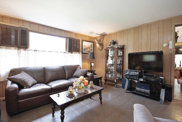 169 Mitchell Pond Rd E, Cochecton, NY 12726 - living area with wooden walls