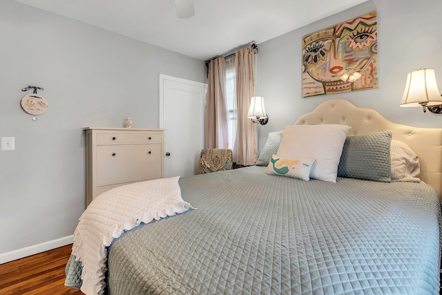 15 Robbins Ave, Islip, NY 11751 - bedroom featuring wood finished floors and a ceiling fan