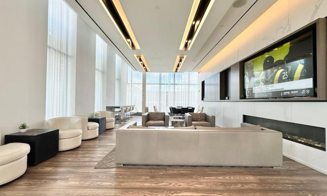131-05 40th Rd Unit 11H, Flushing, NY 11354 - lobby with floor to ceiling windows
