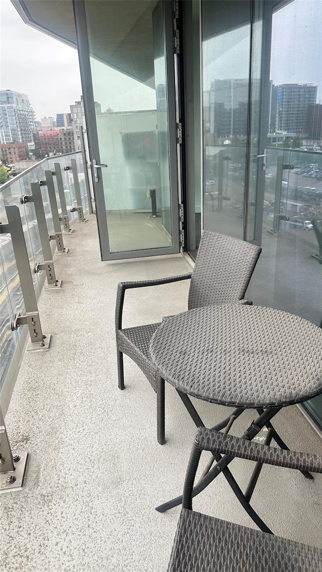 131-05 40th Rd Unit 11H, Flushing, NY 11354 - balcony featuring a view of city