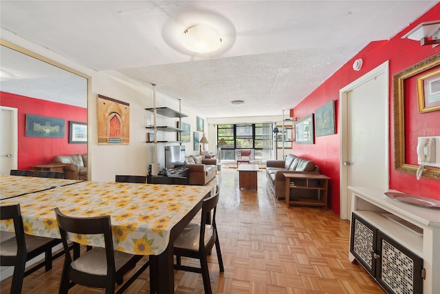 1901 Madison Ave Unit 105, New York Manhattan, NY 10035 - dining area with a textured ceiling