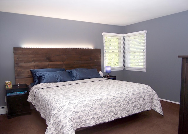 4 Bowman Ln, Commack, NY 11725 - carpeted bedroom featuring baseboards and baseboard heating