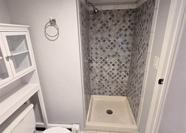 4 Bowman Ln, Commack, NY 11725 - full bathroom with toilet and a stall shower