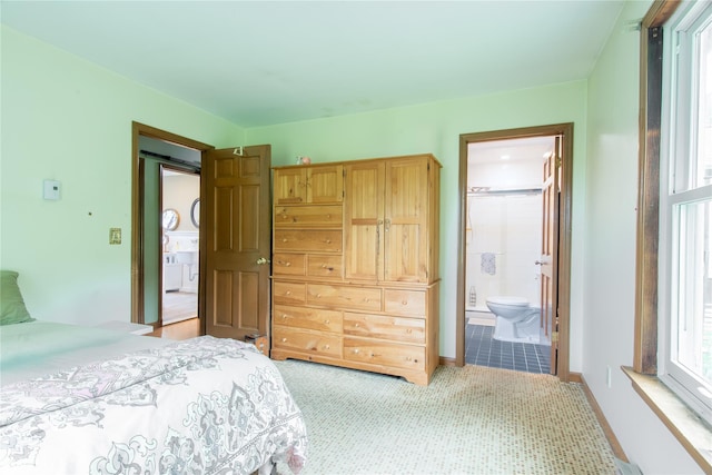 2136 Rte 55, Lagrangeville, NY 12540 - bedroom with light colored carpet and ensuite bath