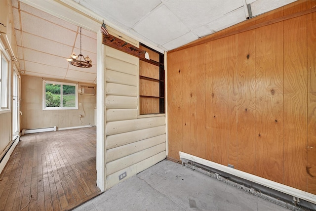 9 Mimosa St, Lake Peekskill, NY 10537 - entrance to property with a baseboard radiator and an AC wall unit
