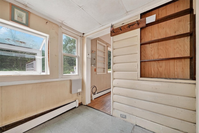 9 Mimosa St, Lake Peekskill, NY 10537 - unfurnished sunroom featuring baseboard heating