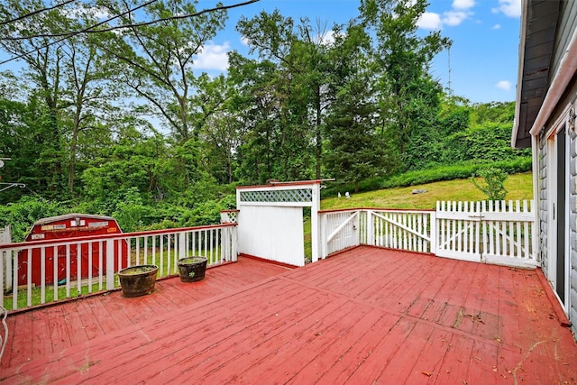 9 Mimosa St, Lake Peekskill, NY 10537 - view of wooden terrace